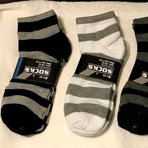Striped Sport Ankle Socks